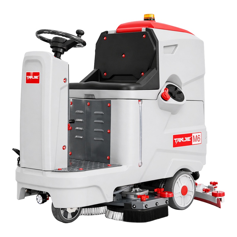 白山坦洁驾驶式洗地机M6【双刷】